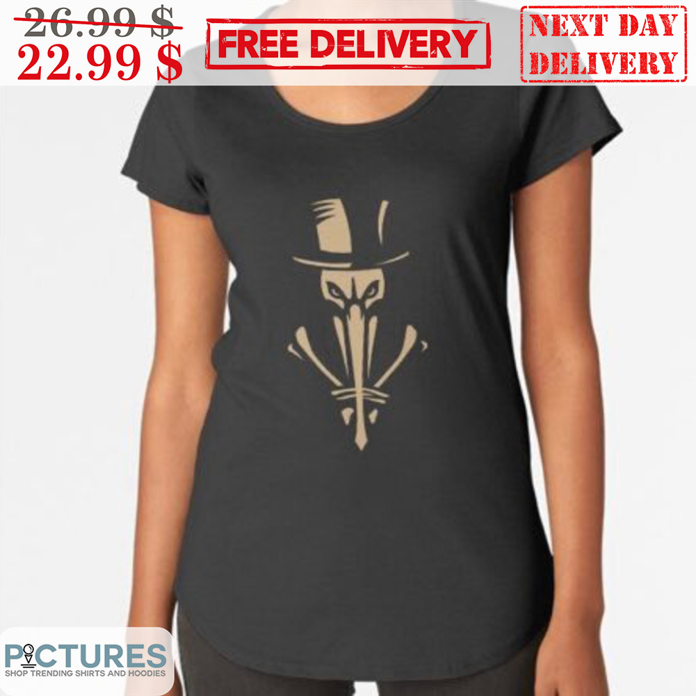 Graveyard Bird Gold Silhouette Shirt