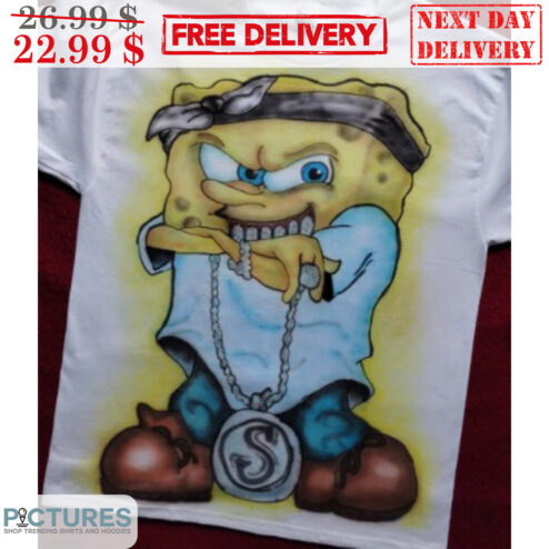 Spongebob Gangster Grillz Flex Shirt