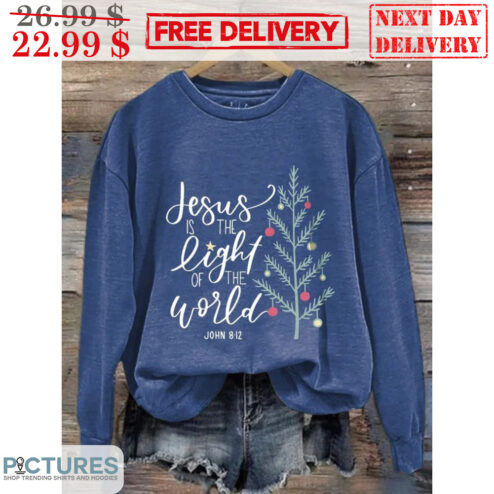 Jesus Is The Light Of The World Christmas Shirt