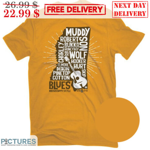 Guitar The Mississippi Delta Blues Shirt