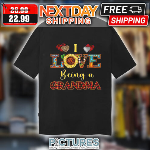 I Love Being A Grandma Hippie Shirt