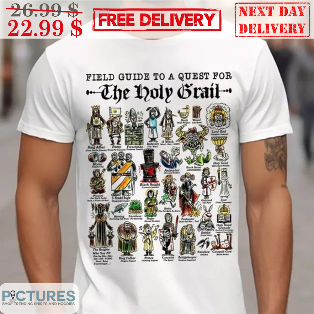 Field Guide To A Quest For The Holy Grail Shirt