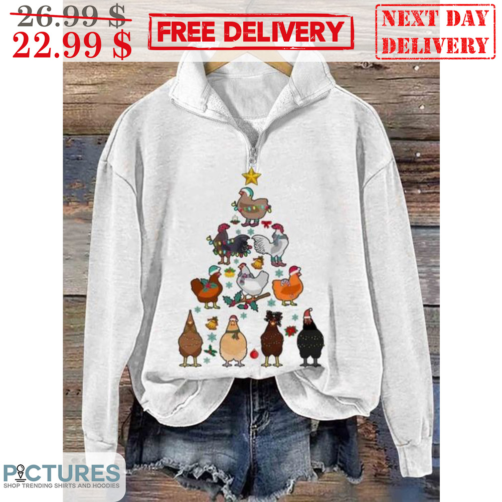 Chicken Christmas Tree Shirt