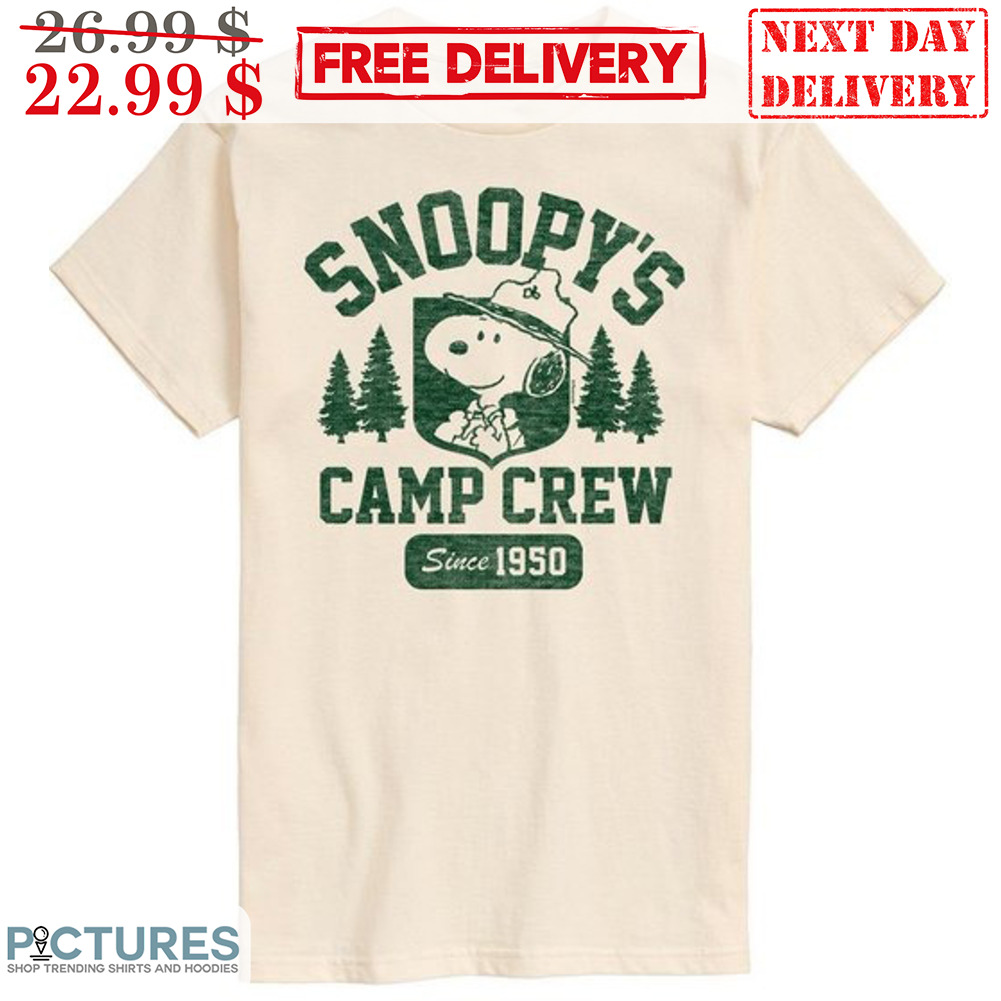 Snoopy's Camp Crew Since 1950 Vintage Shirt