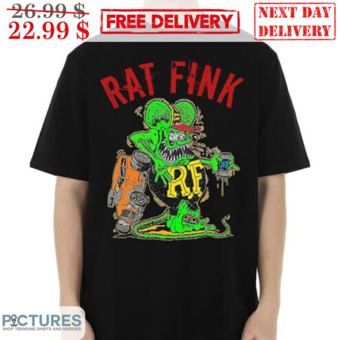 Rat Fink Green Truck Oil Kustom Kulture Shirt