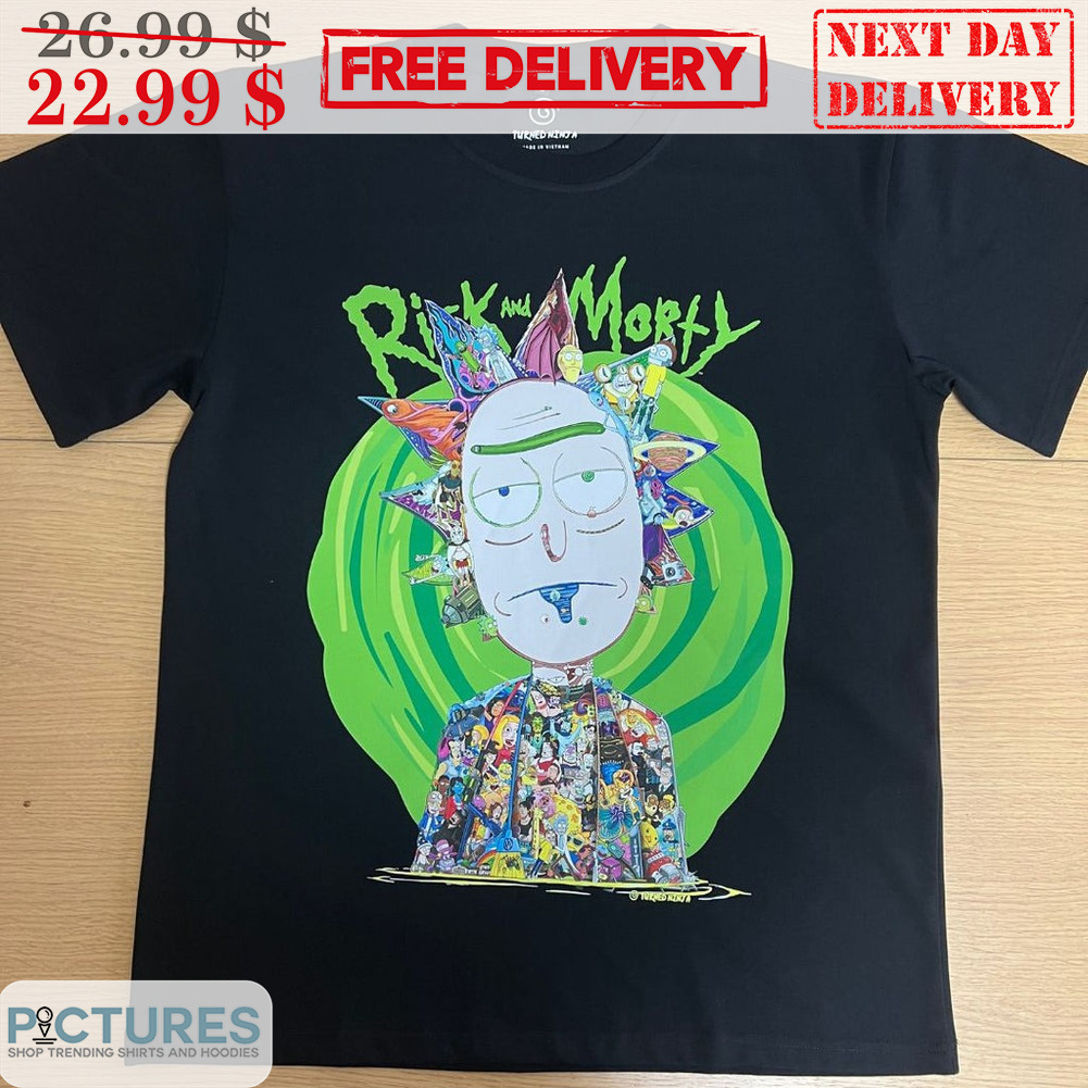 Rick And Morty All Characters Remember Art Cartoon Shirt