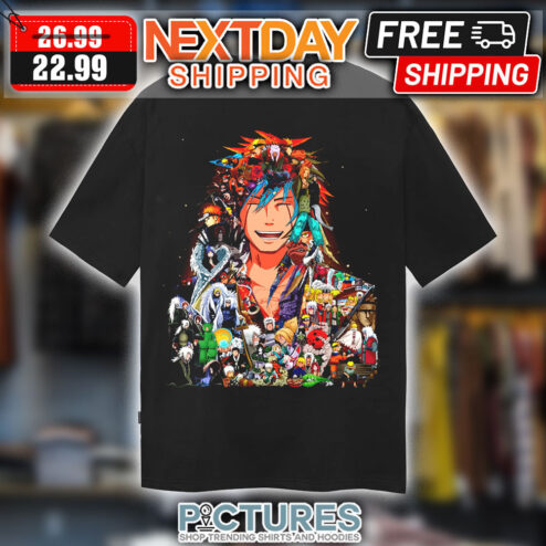 Jiraiya Legend Naruto All Characters Remember Art Anime Shirt