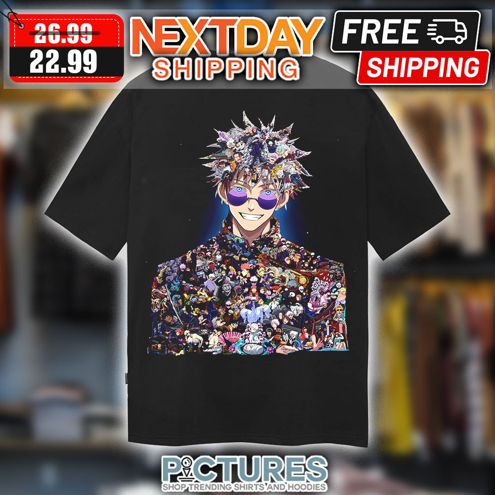 Gojo Satoru Jujutsu Kaisen Art All Characters Anime Shirt