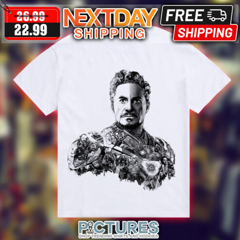 Tony Stark I Love You 3000 Art All Characters Marvel Shirt