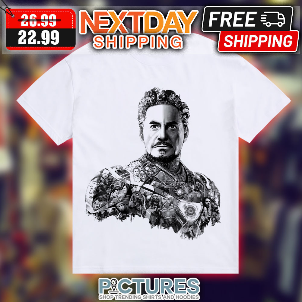 Tony Stark I Love You 3000 Art All Characters Marvel Shirt