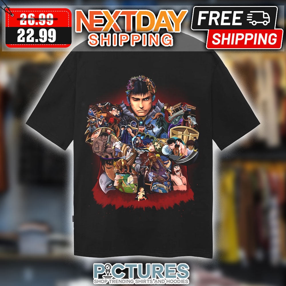 Guts Berserk Remeber All Characters Art Shirt