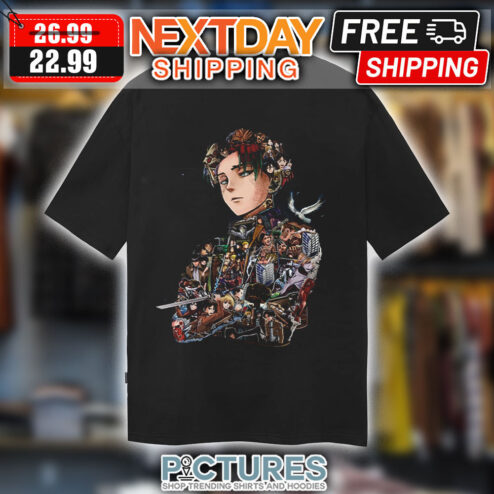 Levi Attack On Titans Remember All Characters Art Anime Shirt