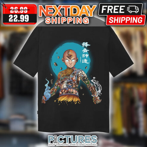 Aang Avatar The Last Airbender Art Remember All Characters Anime Shirt