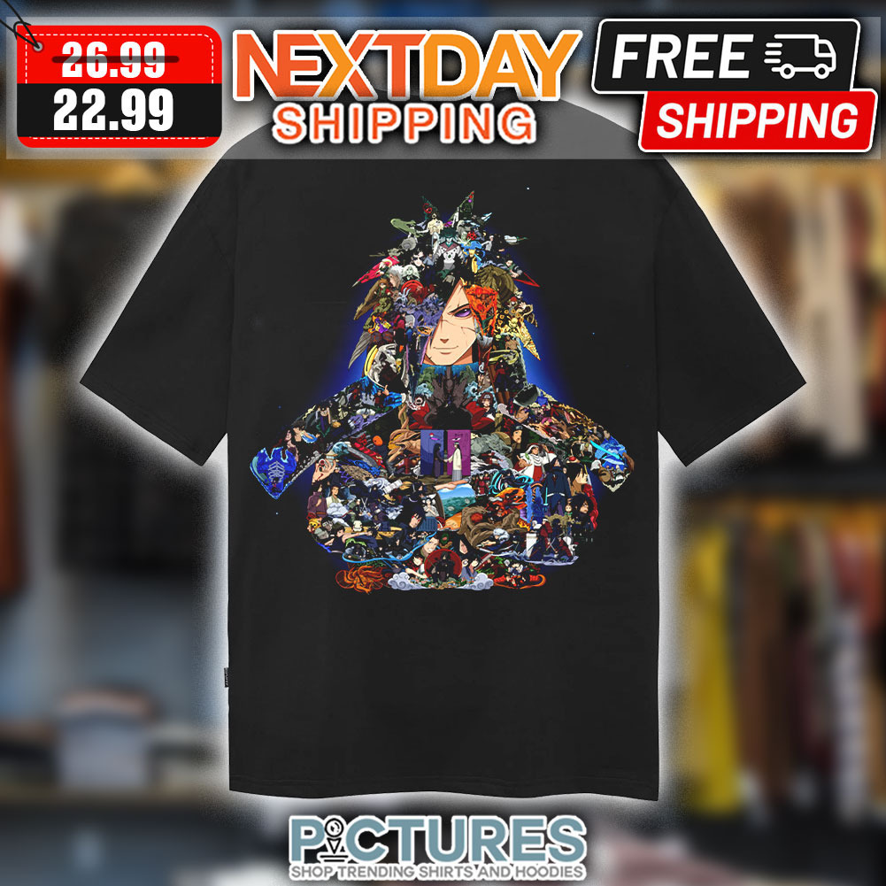 Madara Uchiha All Characters Naruto Art Graphic Anime Shirt