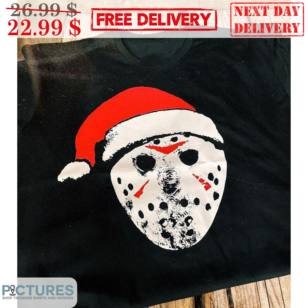 Jason Voorhees Mask Santa Christmas Shirt