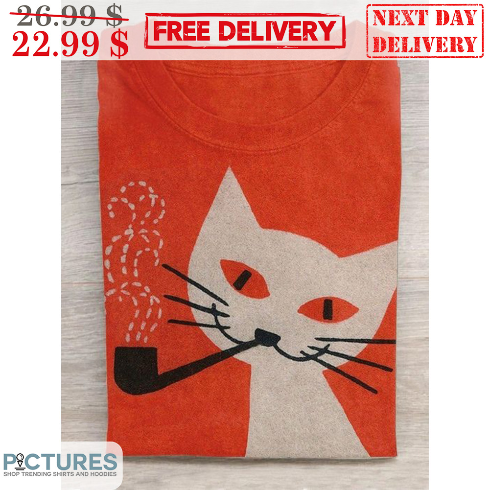 Cat Smoking Cute Shirt