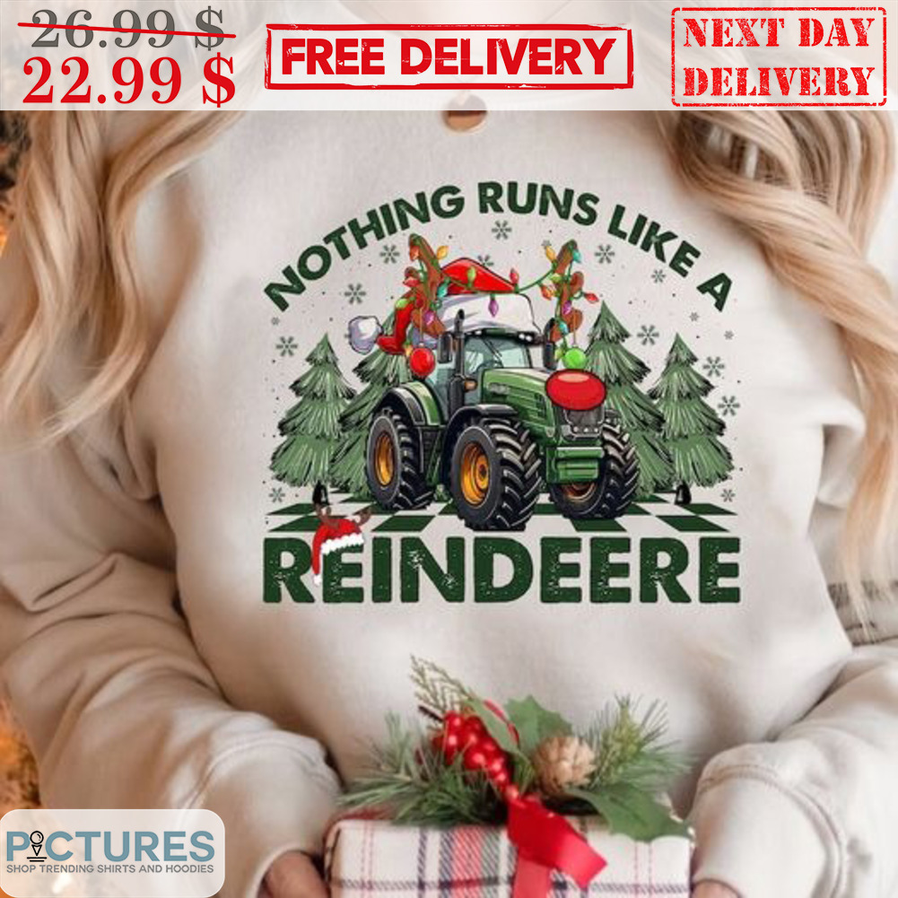 Truck Nothing Runs Like A Reindeere Christmas Shirt