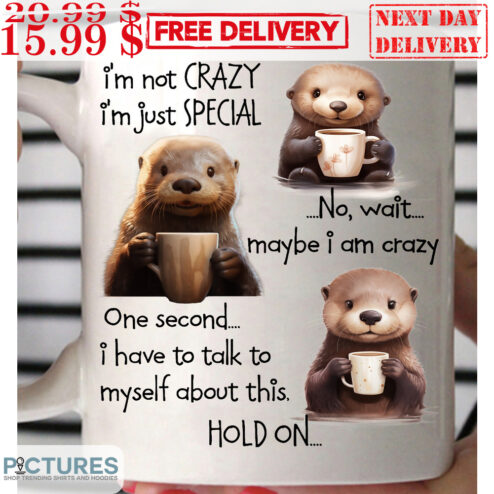 Otter I'm Not Crazy I'm Just Special No Wait Maybe I Am Crazy Mug