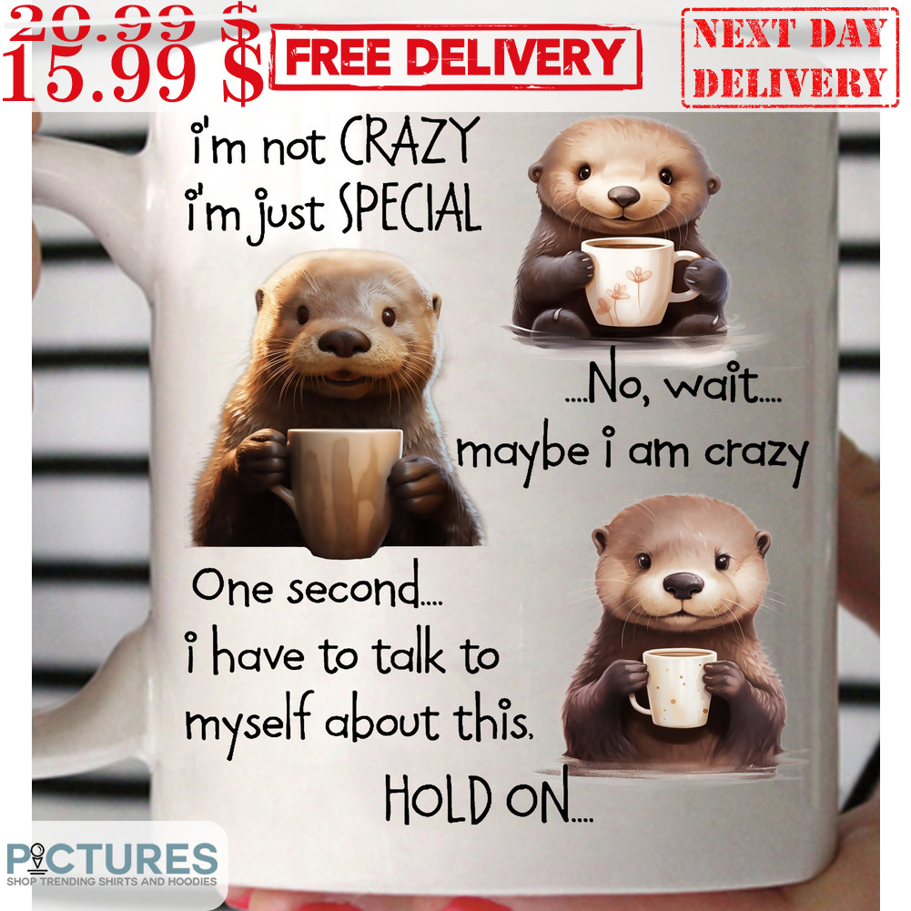 Otter I'm Not Crazy I'm Just Special No Wait Maybe I Am Crazy Mug
