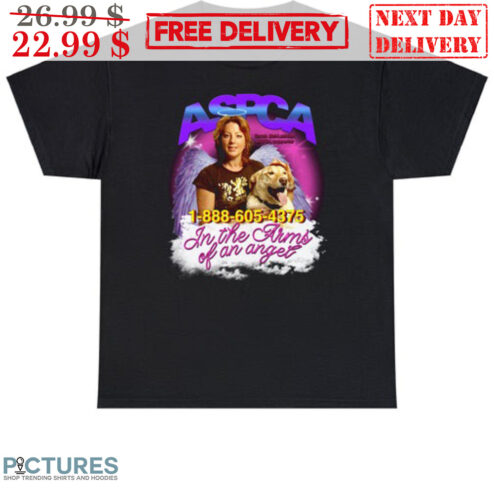 Aspca Dog In The Arms Of An Anger Shirt