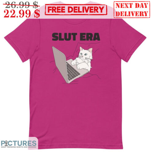 Cat Laptop Slut Era Shirt