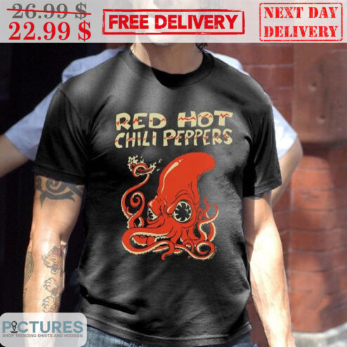 Octopus Red Hot Chili Peppers Shirt