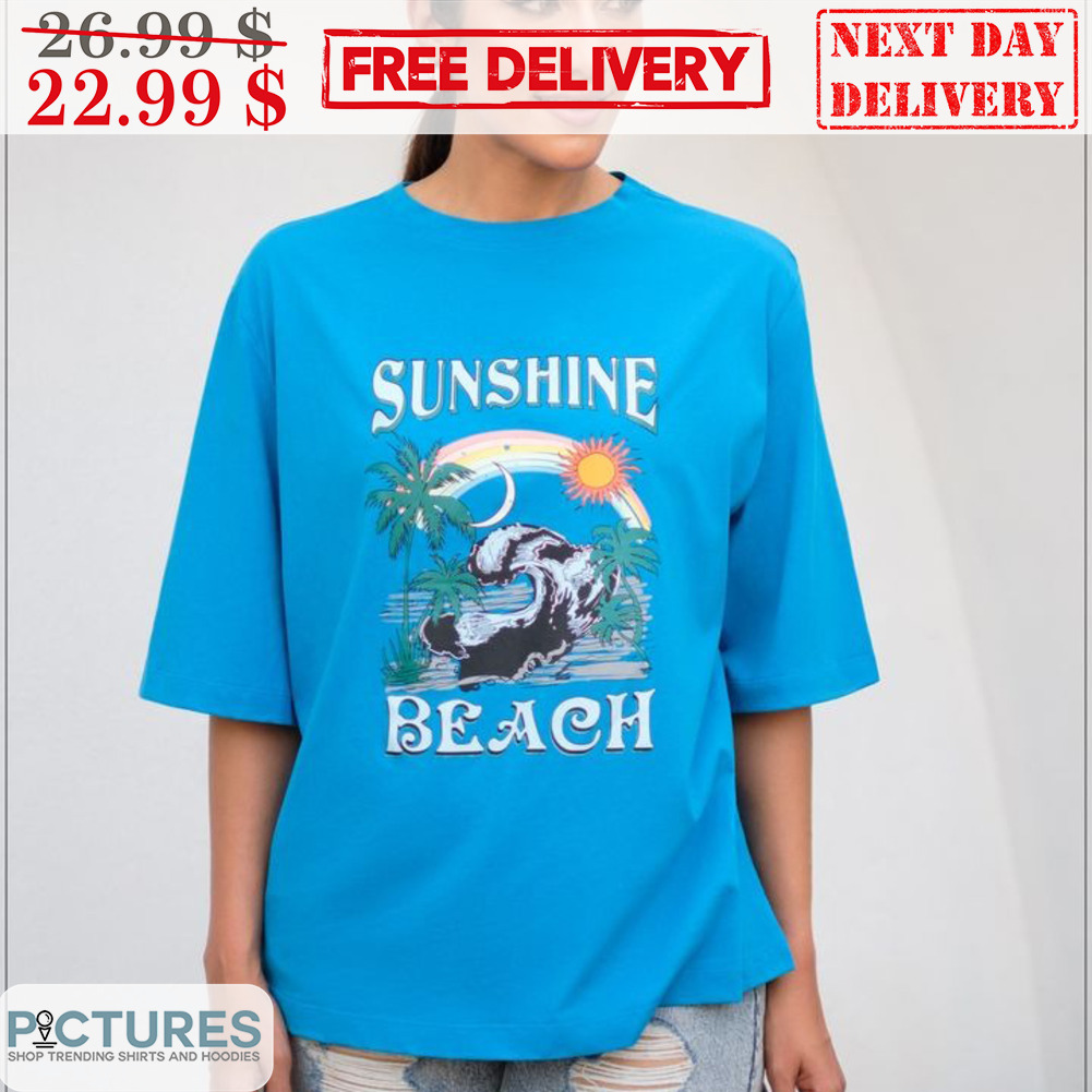 Sunshine Beach Summer Rainbow Vintage Shirt