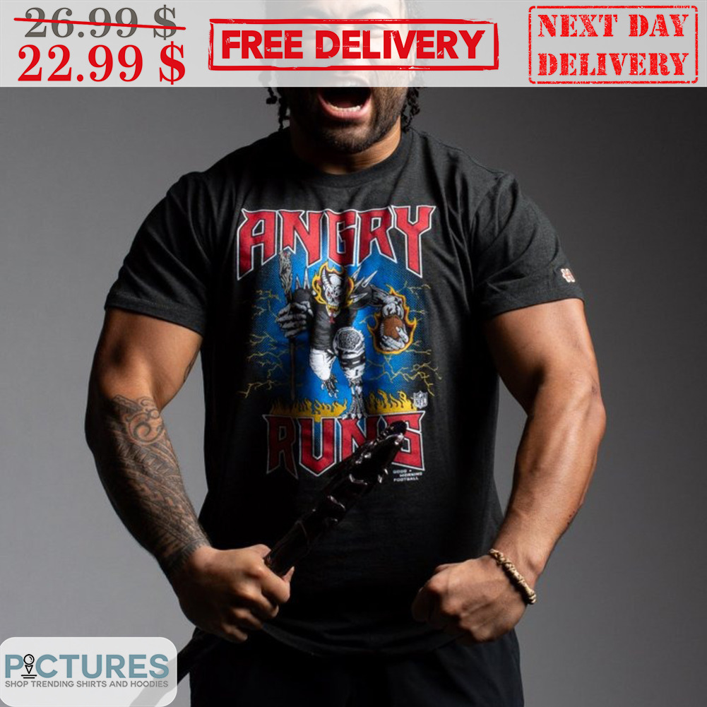 Angry Runs Football Lightning Shirt