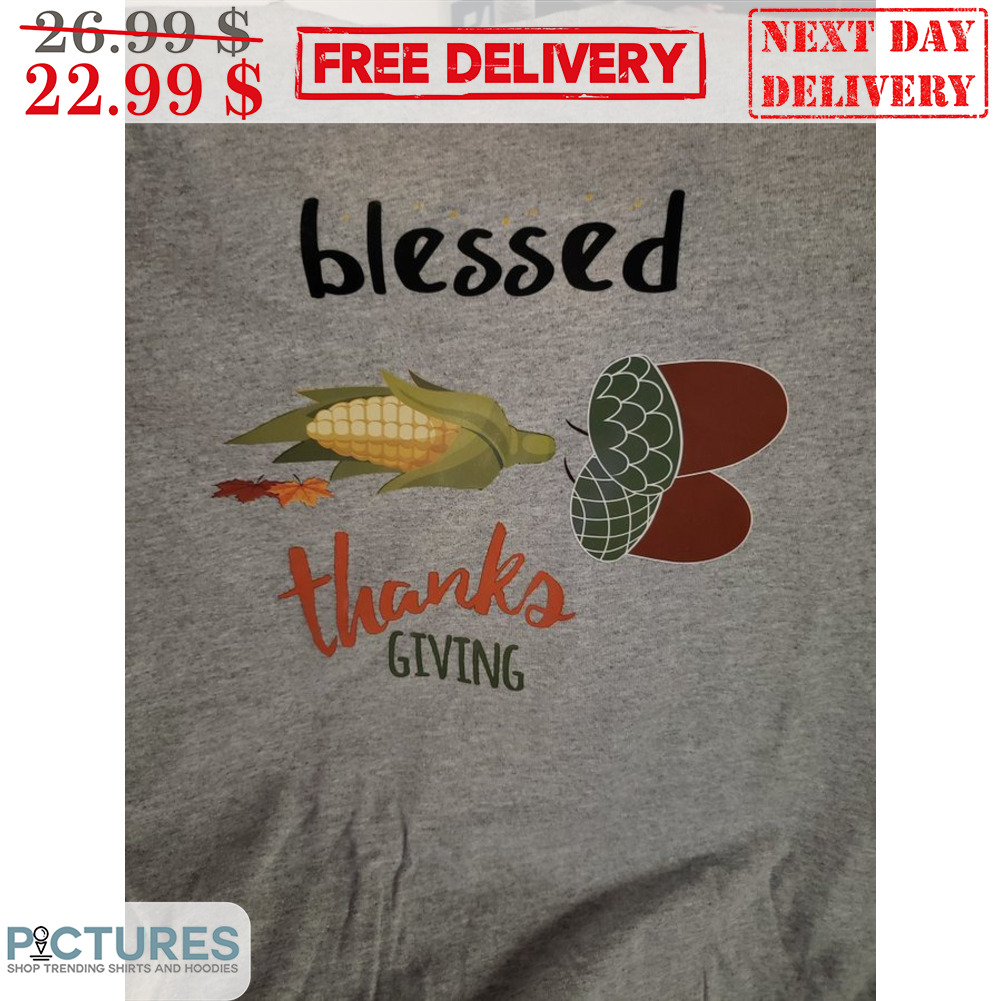 Blessed Thanksgiving Corn Chestnut Shirt