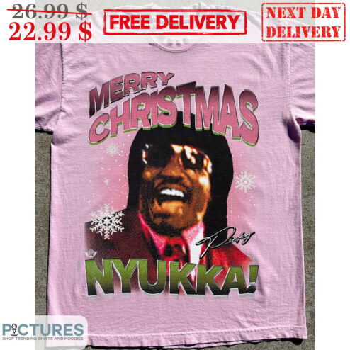 Merry Christmas Nyukka Signature Ugly Christmas Shirt