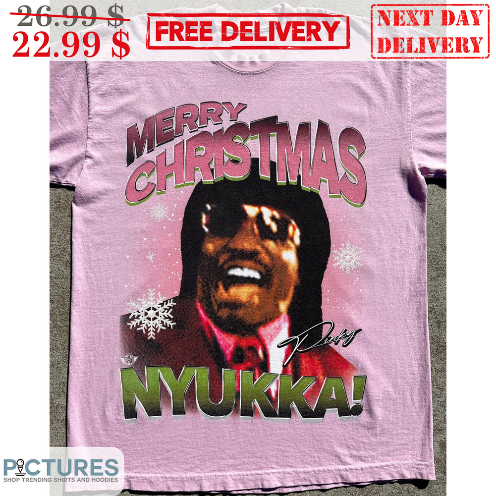 Merry Christmas Nyukka Signature Ugly Christmas Shirt