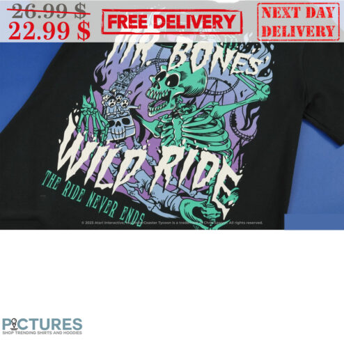 Skeleton Mr Bones Wild Ride The Ride Never Ends Shirt