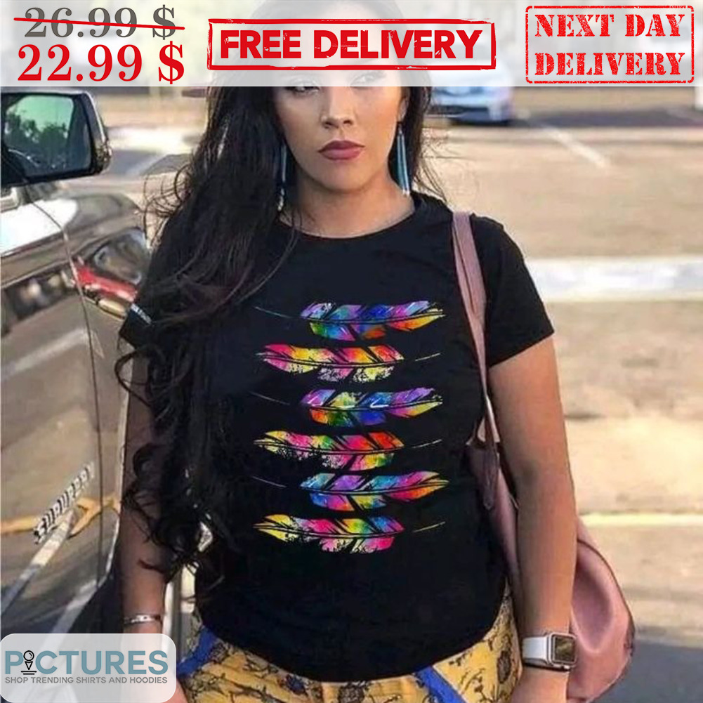 Feather Colorful Native Vintage Shirt