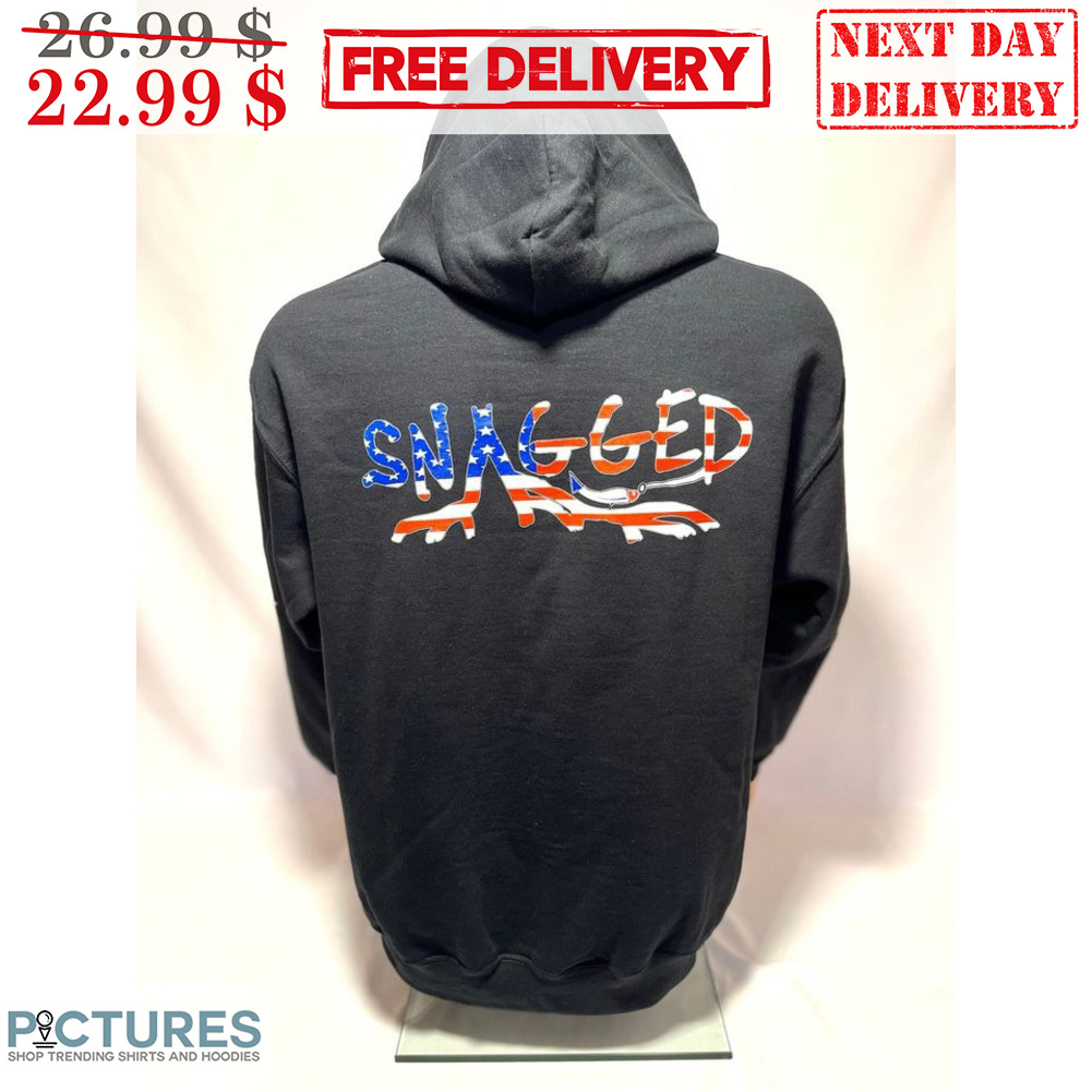 Reindeer Snygged American Flag Shirt