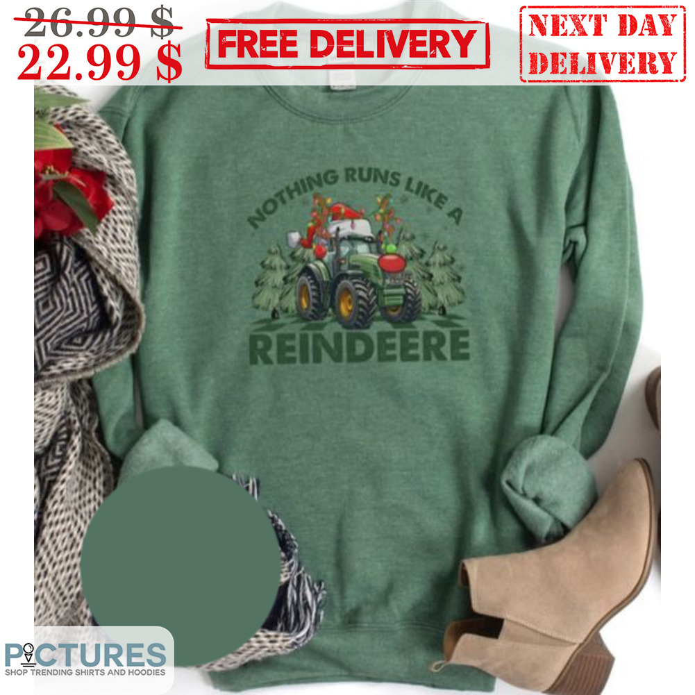 Trucks Nothing Runs Like A Reindeere Christmas Shirt