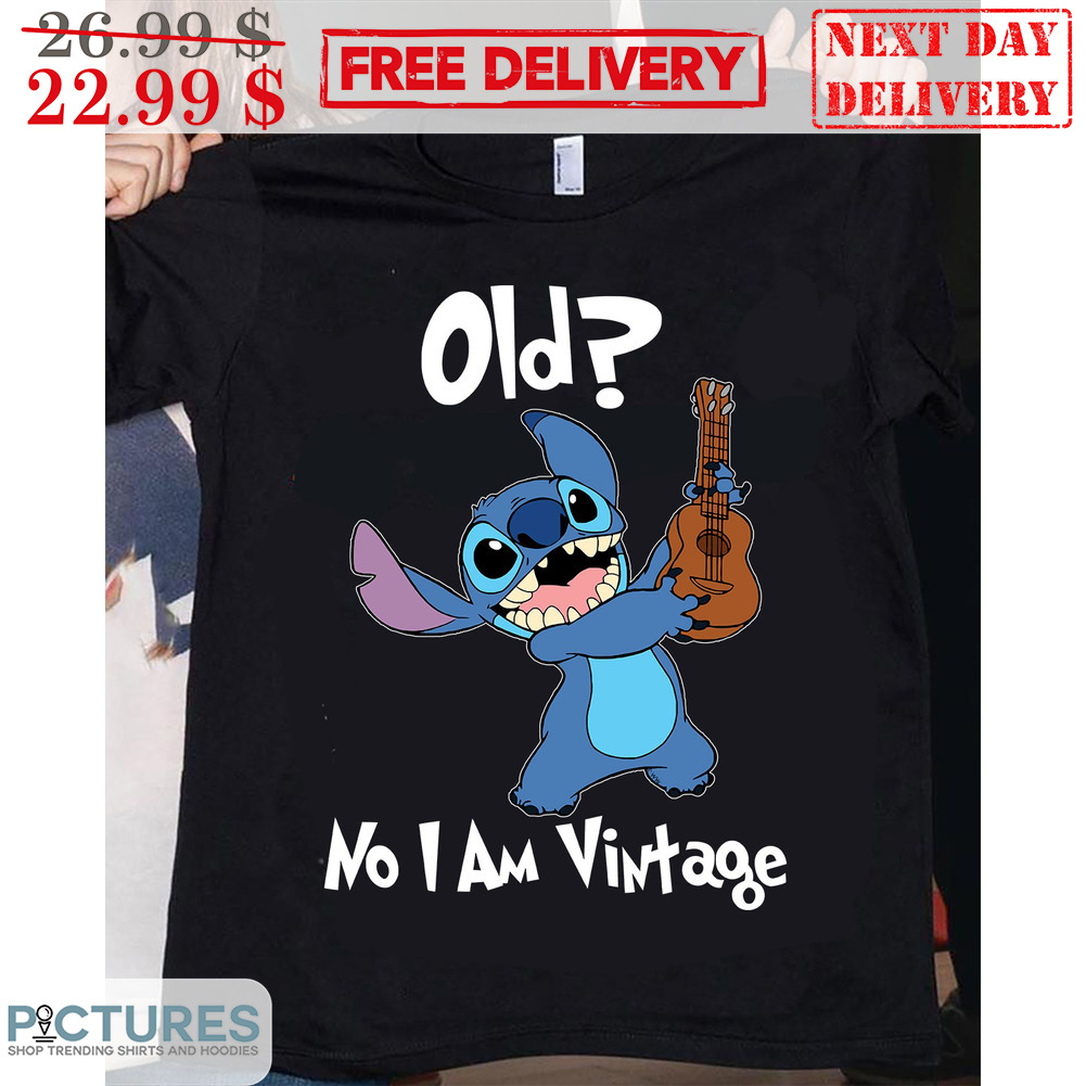 Stitch Guitar Old No I Am Vintage Shirt