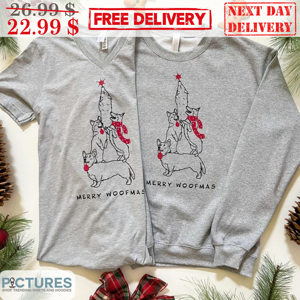 Dogs Merry Woofmas Christmas Tree Shirt