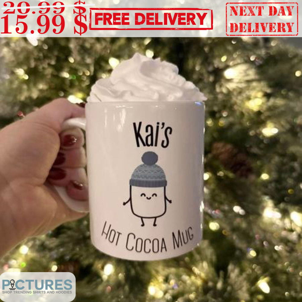 Custom Name Kai's Hot Cocoa Christmas Mug