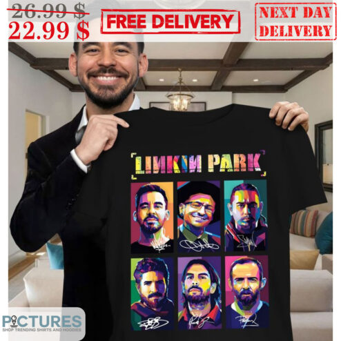 Linkin Park Signature Band Graphic Art Shirt