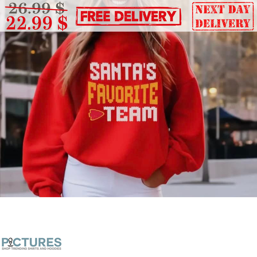 Santa's Favorite Team Kansas City Chiefs Shirt