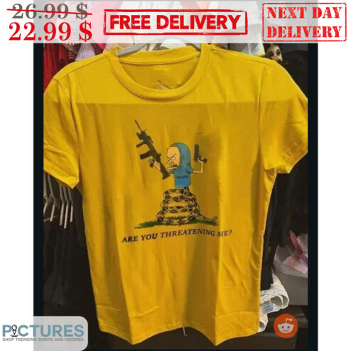Beavis and Butt-Head Snake Are You Threatening Me Shirt