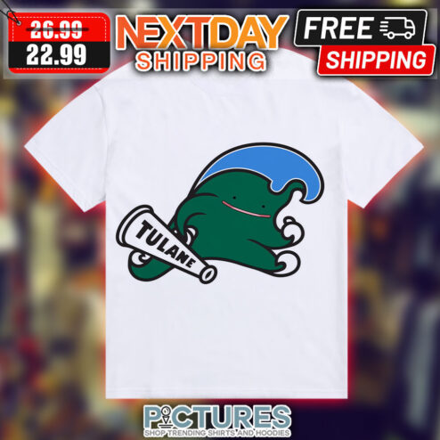 Desert Cactus Tulane University Flag Green Wave Shirt