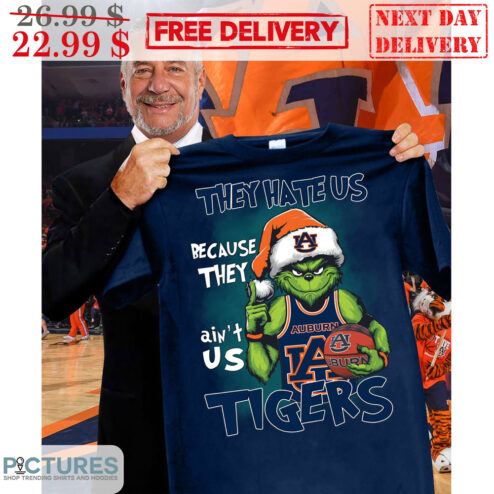 Santa Grinch They Hate Us Because They Ain't Us Tigers Shirt