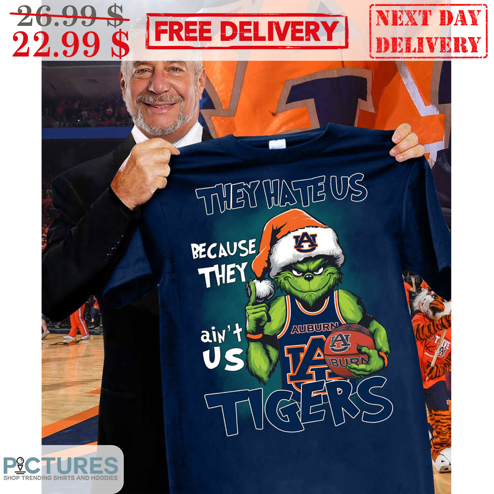 Santa Grinch They Hate Us Because They Ain't Us Tigers Shirt
