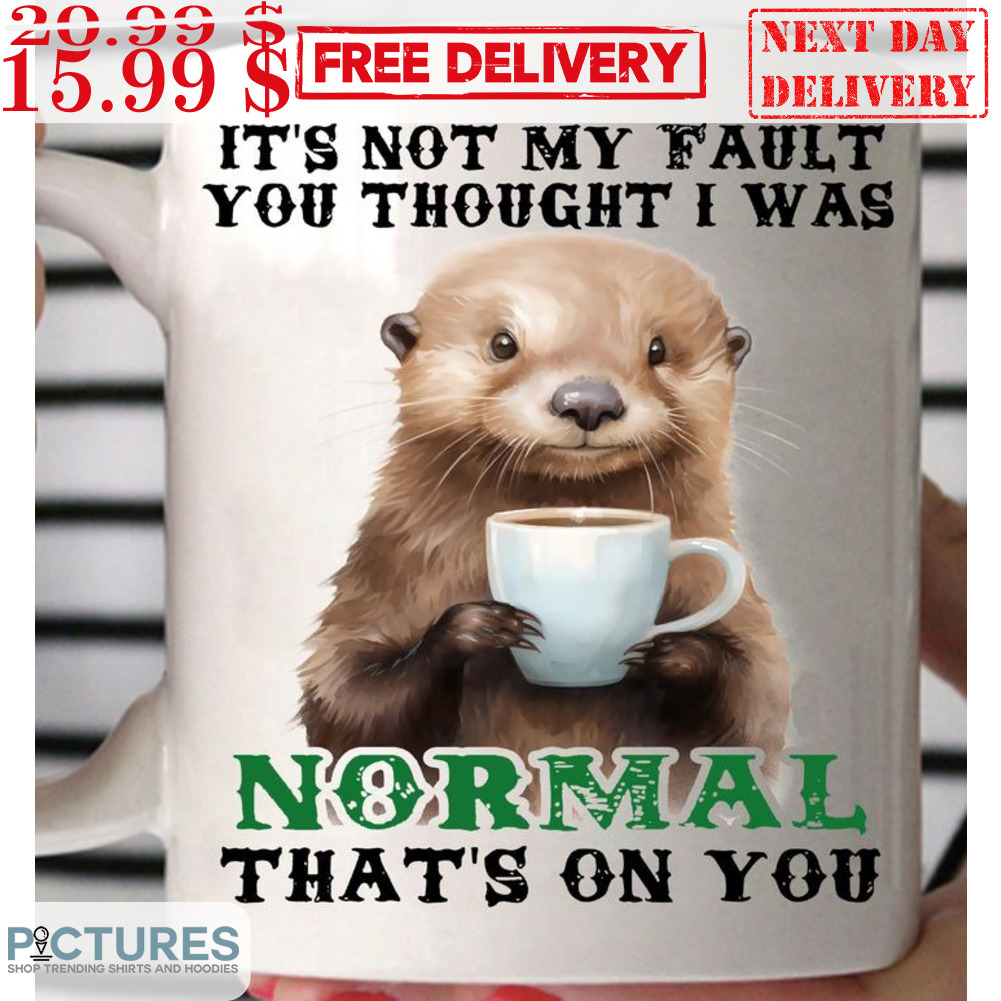 Otter It's Not My Fault You Thought I Was Normal That's On You Mug