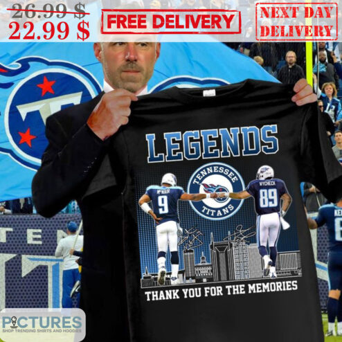 Legends Tennessee Titans Thank You For The Memories Signature City Shirt