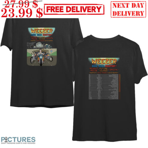 Weezer Indie Rock Roadtrip Modest Future Mouse Islands Spoon Momma Joyce Manior White Reaper Shirt