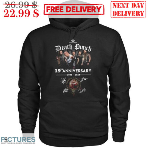 Five Finger Death Punch 19th Anniversary 2005 2024 Signature Shirt