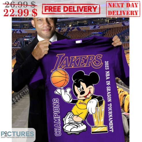 Mickey Lakers Champions 2023 NBA In-Season Tournament Shirt