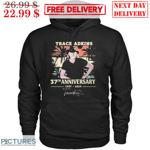 Trace Adkins 37th Anniversary 1987-2024 Signature Vintage Shirt